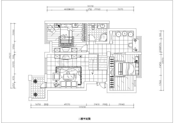 家庭室內(nèi)裝修設(shè)計 CAD平面布置施工圖精要